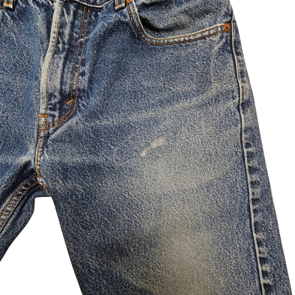 Levis‎ 505 Regular Fit Mens Jeans 34x30 Medium Wash Blue Straight Leg Denim